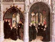 Marmion, Simon The Healed Knight and his Son at the Monastery Spain oil painting artist